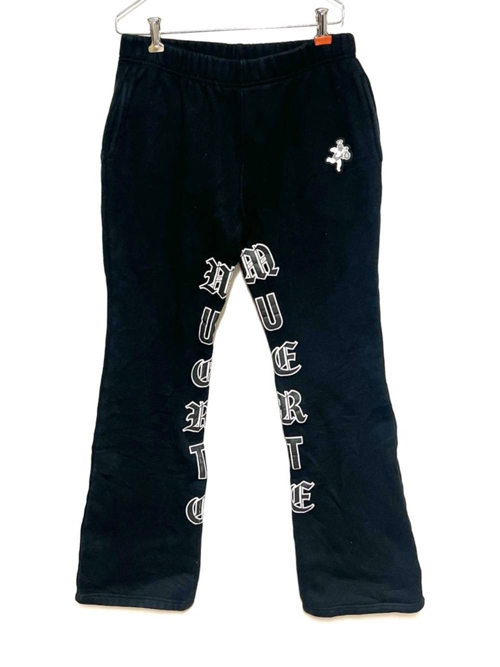 Hasta Muerte flared black Logo Goth Sweatpants Womens L